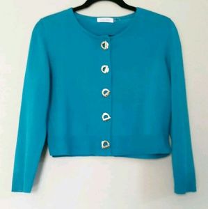 Calvin Klein Large Teal Cardigan