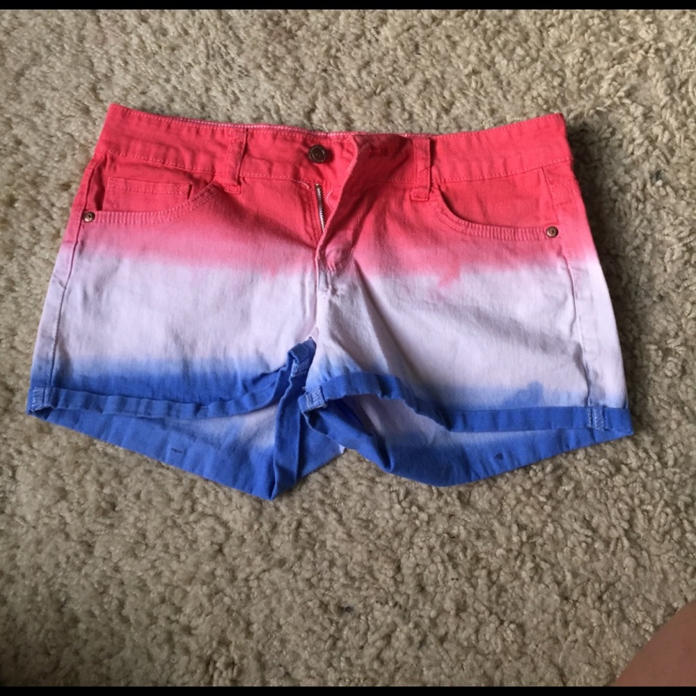 Tie dye shorts