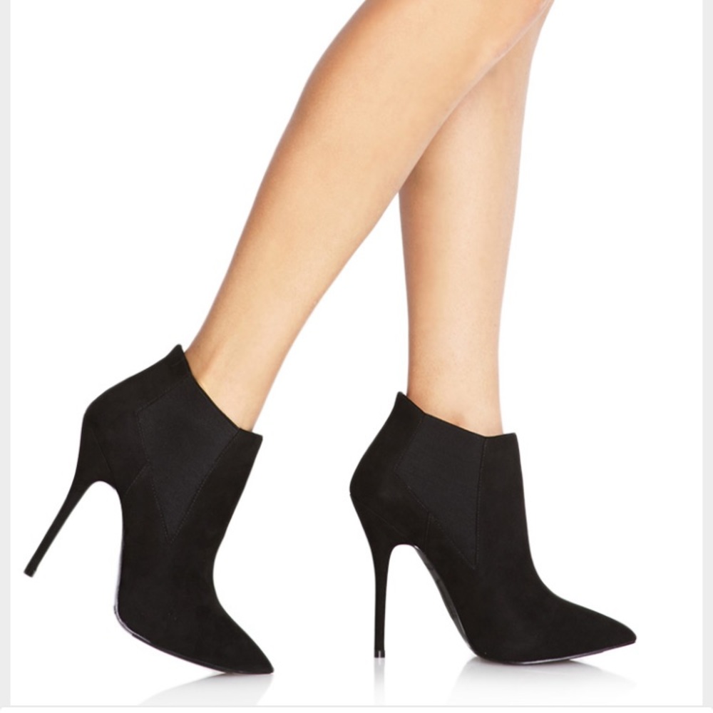 Booties black size 8.5