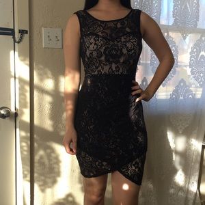 Lace dress.