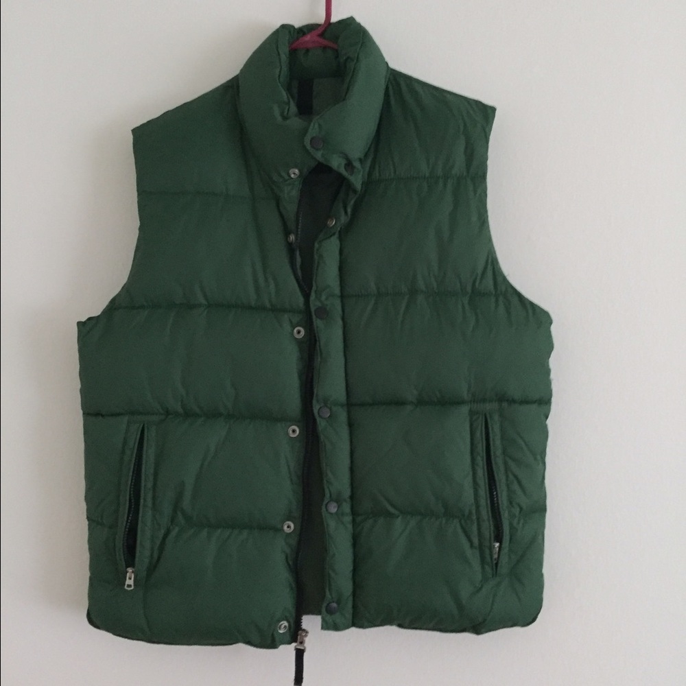 Old Navy Men's Hunter Green Puffer Vest