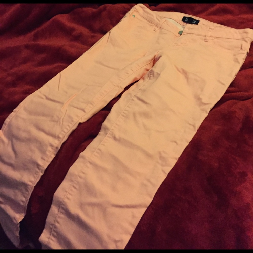 Peach Skinny Jeans
