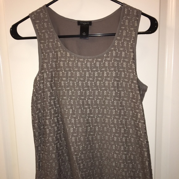 Ann Taylor, Classy Grey Tank - Picture 1 of 4