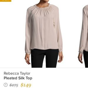 Rebecca Taylor silk blouse size 4