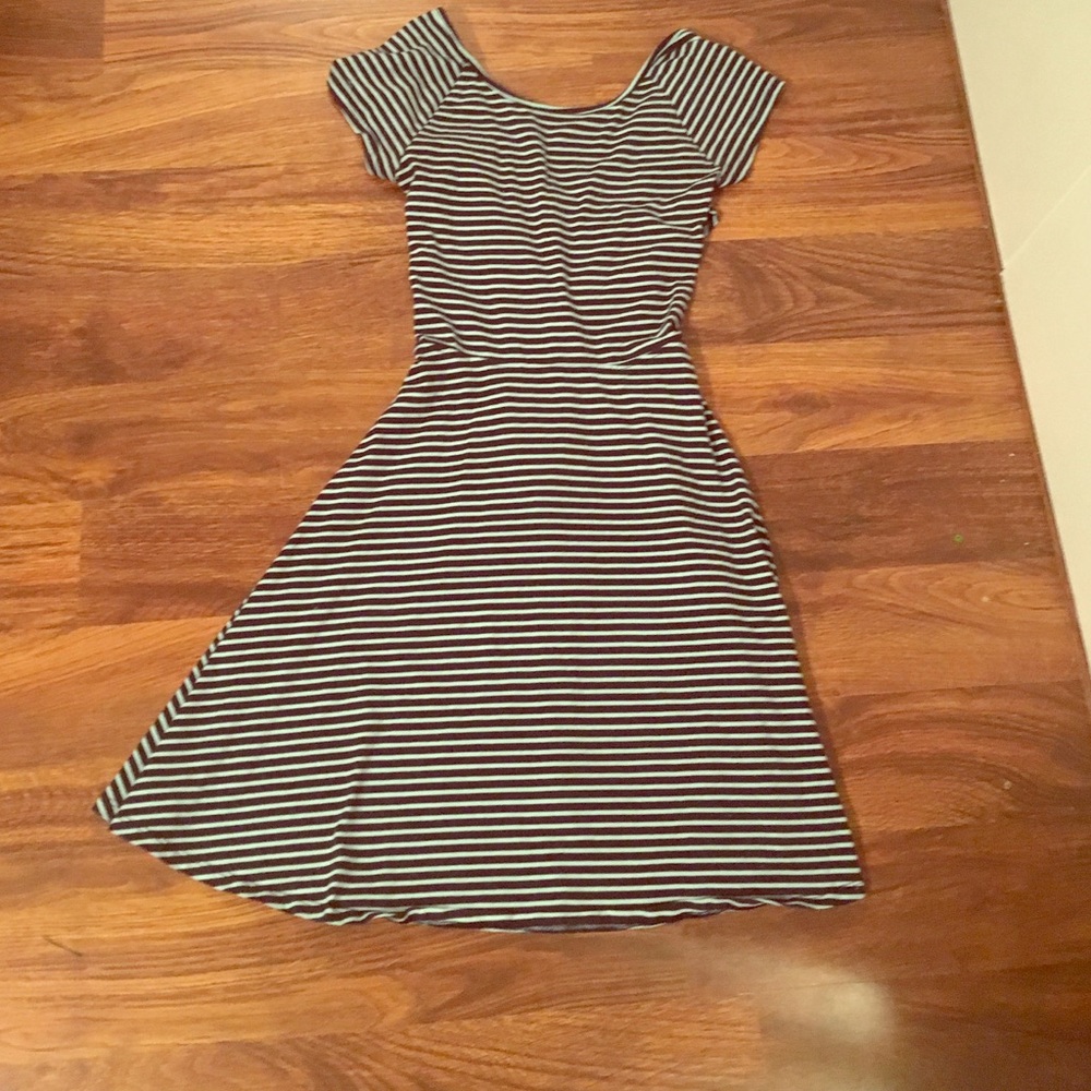 Striped Skater dress