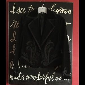 Black velvet Reba jacket