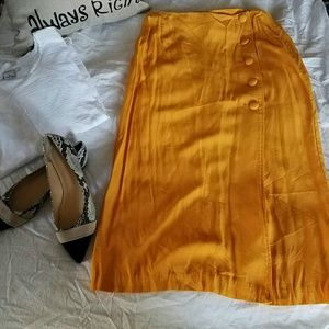 Vintage Mustard skirt