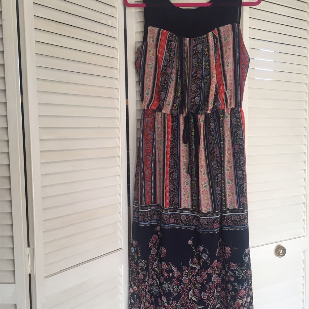Patterned Maxi Dress