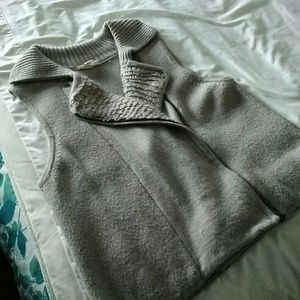 Coldwater Creek Gray Wool Vest