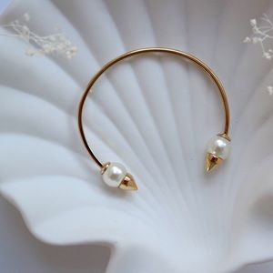 Stella & Dot Pearl Spike Cuff
