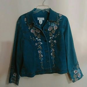 Susan Bristol jean jacket/ shirt