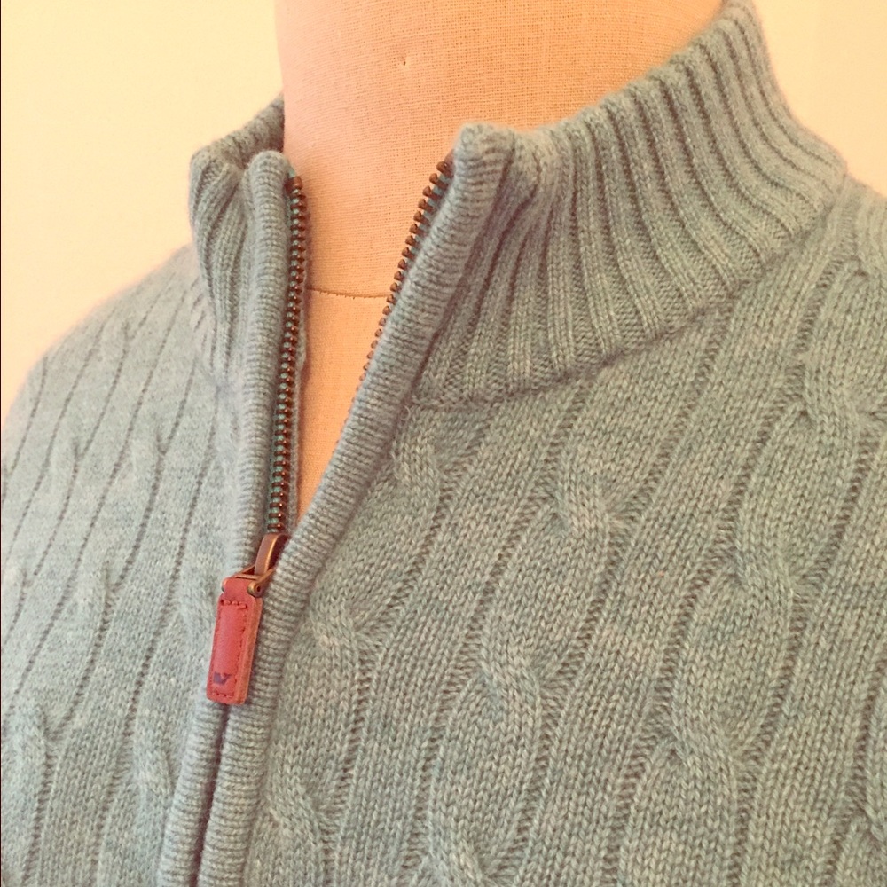 vineyard vines boys cashmere cable knit sweater 🐳