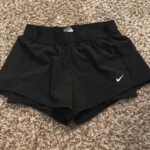 black nike shorts