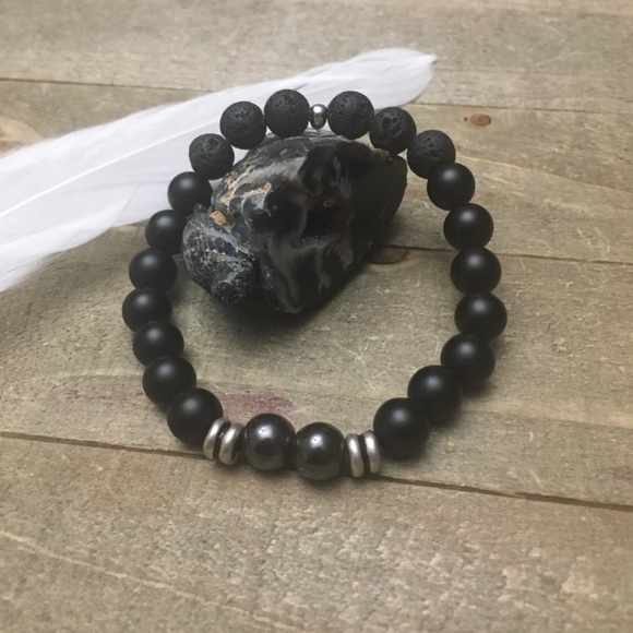 Hand made protection stone bracelet - Picture 2 of 5