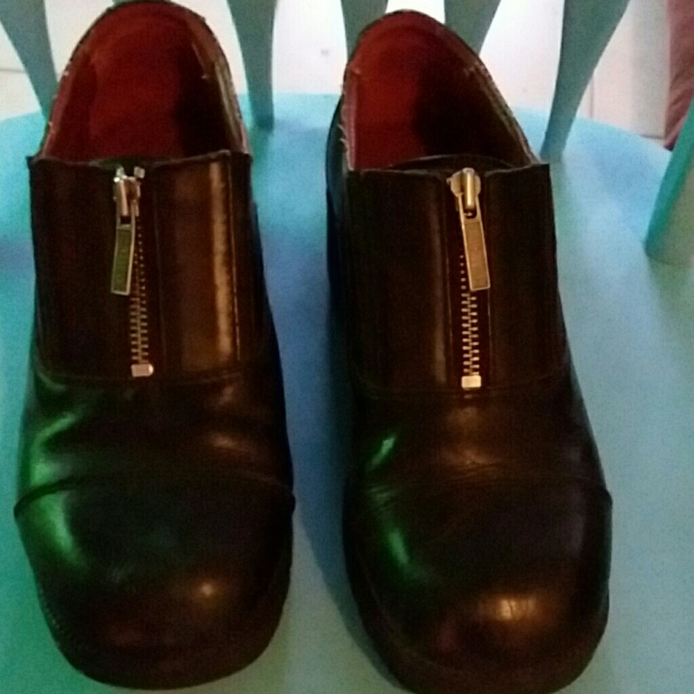 Harley Davidson black leather shoes size 9