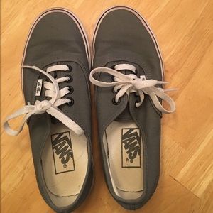 Grey Vans Authentic Style!