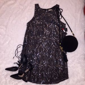 Black Everly dress perfect for a party