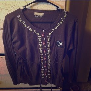 Odd molly embroidered sweater