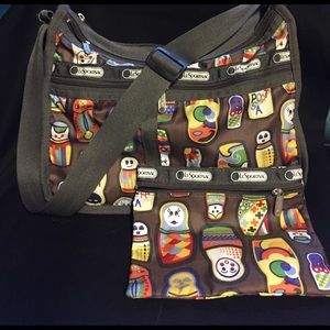 LeSportsac expandable cross body