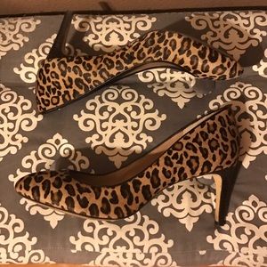 Banana Republic Leopard Fur Heels ❤