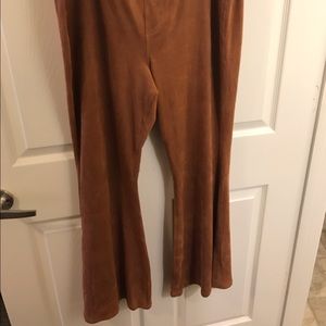 Suede Bell bottoms