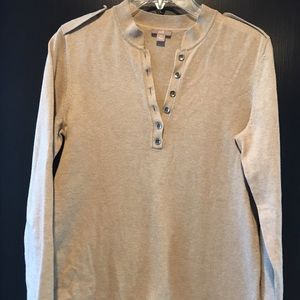 J Jill cotton silk pullover