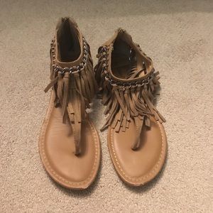 Fringe Sandals