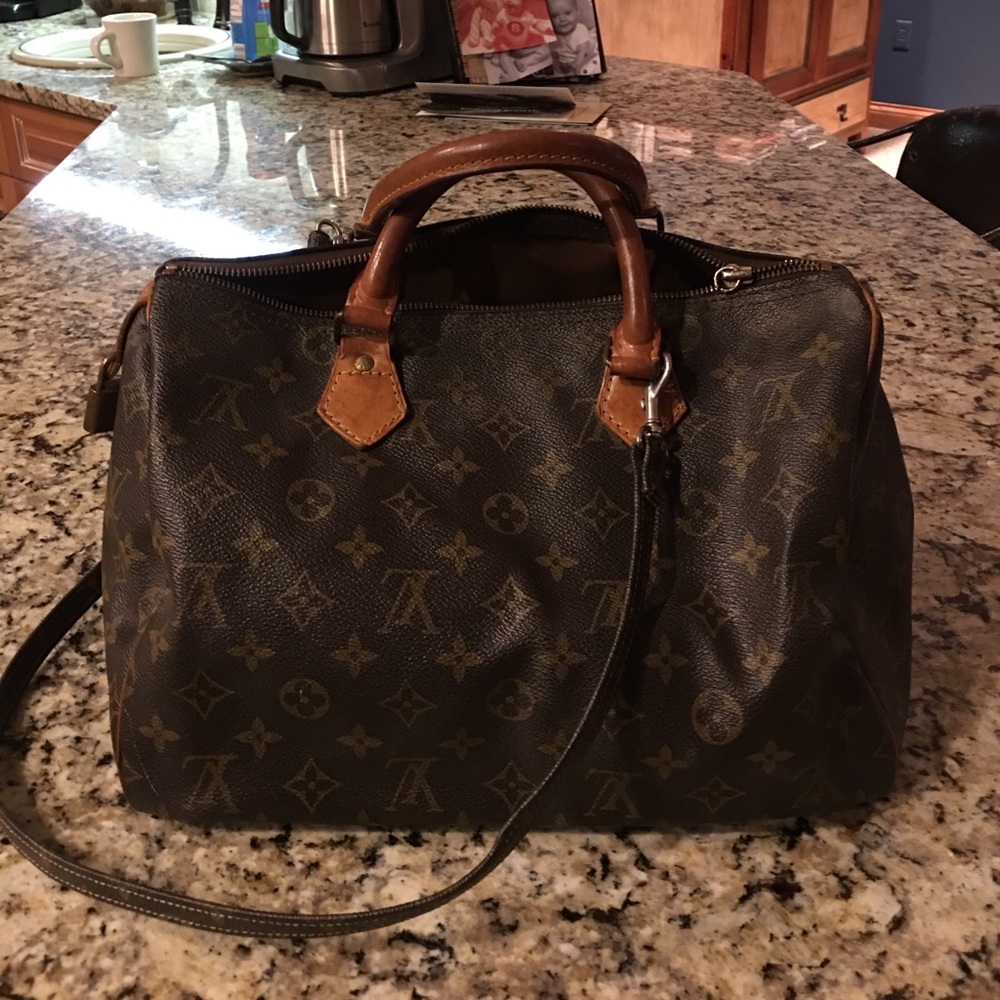 Louis Vuitton purse.