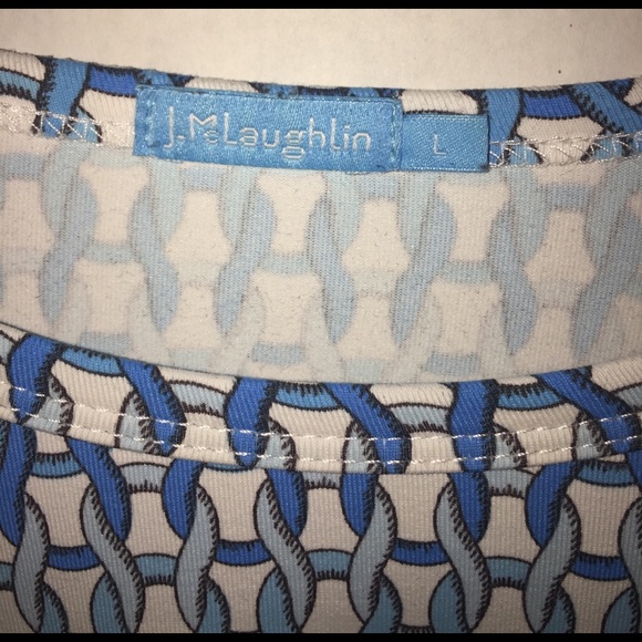 J.McLaughlin Catalina crew neck top size L - Picture 3 of 7