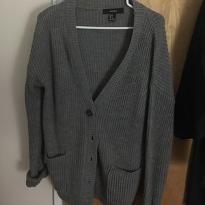 Grey cardigan