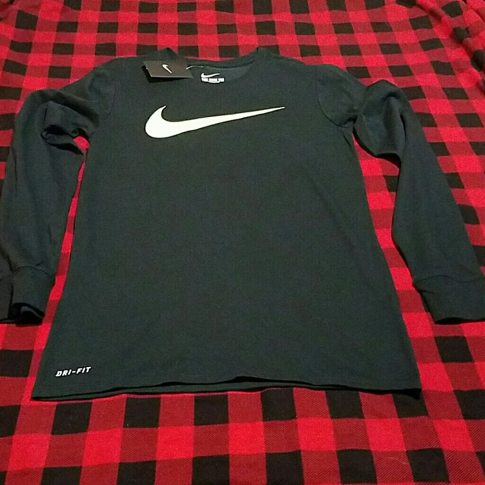 Nike long sleeve shirt Black Elite s Small