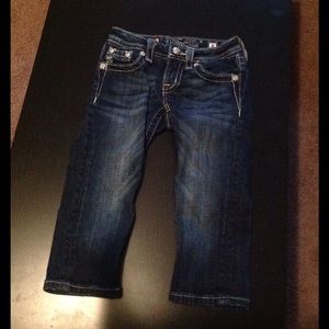 Kids Miss Me Jean Capris<3