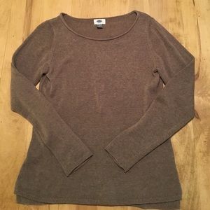 Old Navy mushroom crewneck sweater