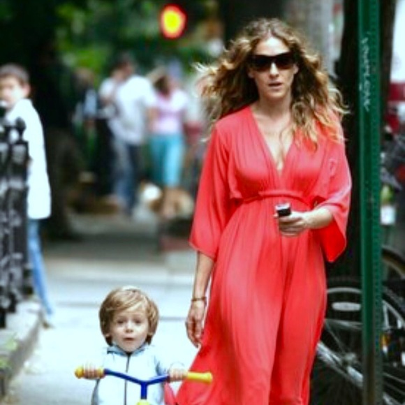 SOLD! ✨HP!✨ NWT Rachel Pally Pink Long Caftan - Picture 2 of 3