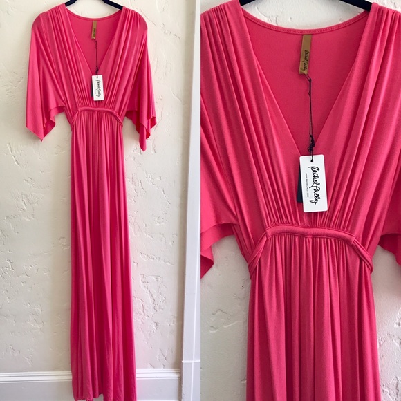 SOLD! ✨HP!✨ NWT Rachel Pally Pink Long Caftan - Picture 3 of 3