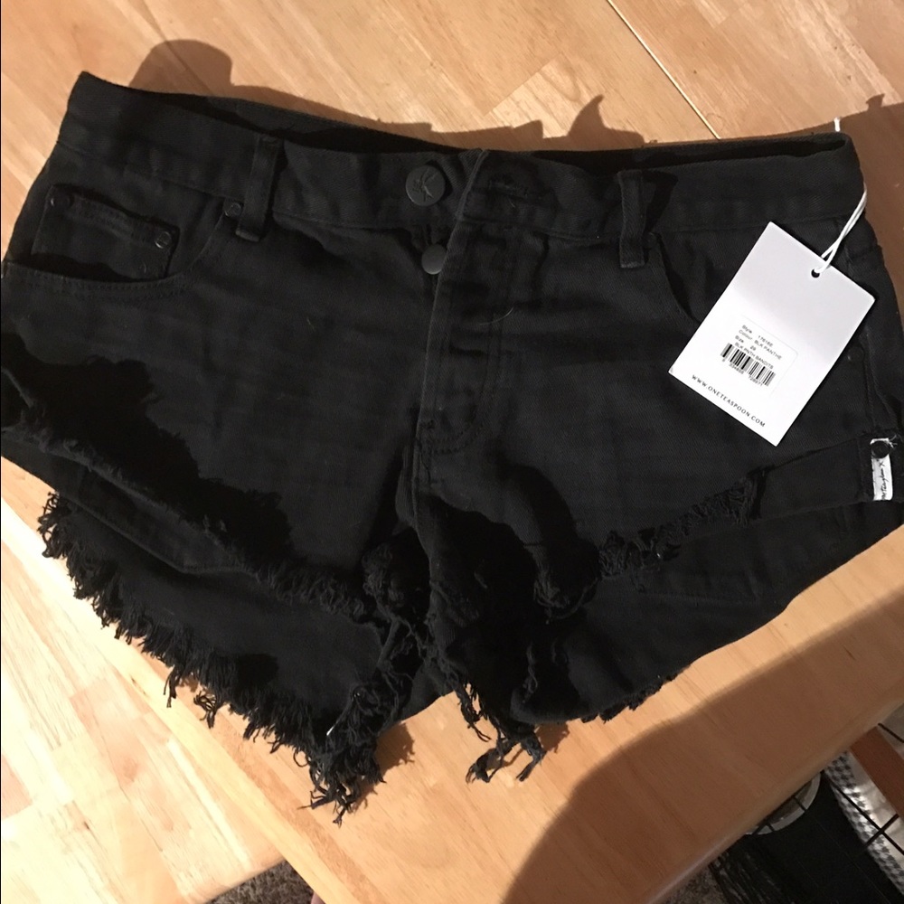 One Teaspoon Black Bandits NWT