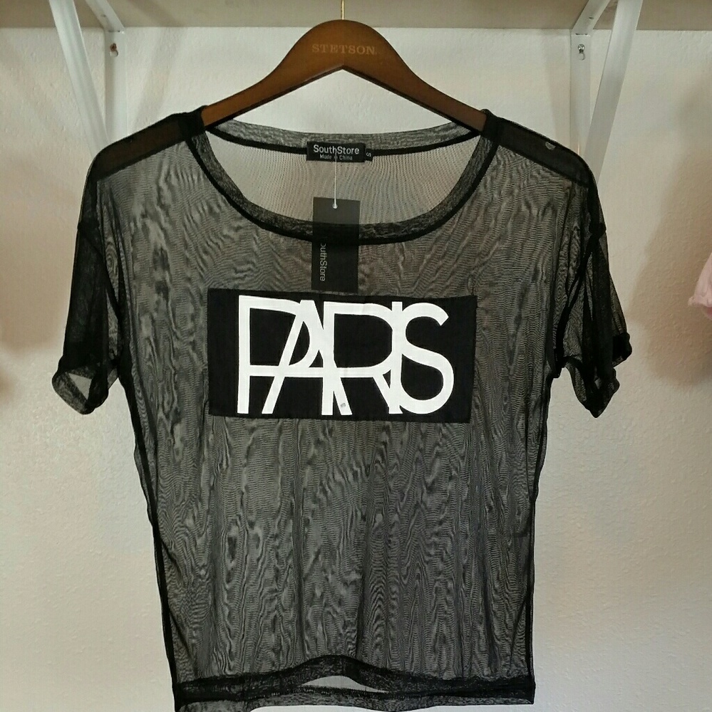 🌟 LAST ONE 🌟 Mesh PARIS Shirt