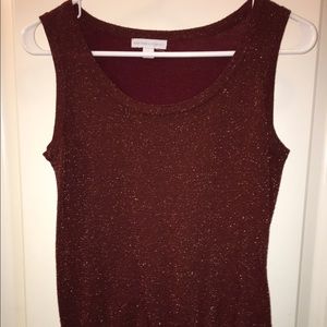 *** SOLD  *** NY&Co Maroon tank