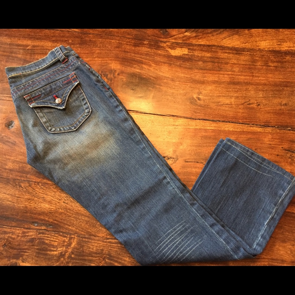 Bartack Bootcut Jeans