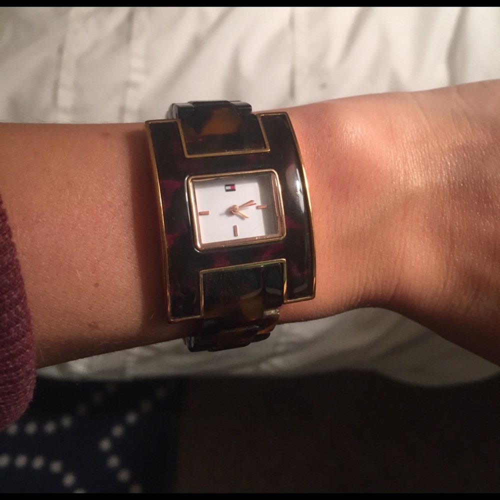 Tommy Hilfiger tortoise watch