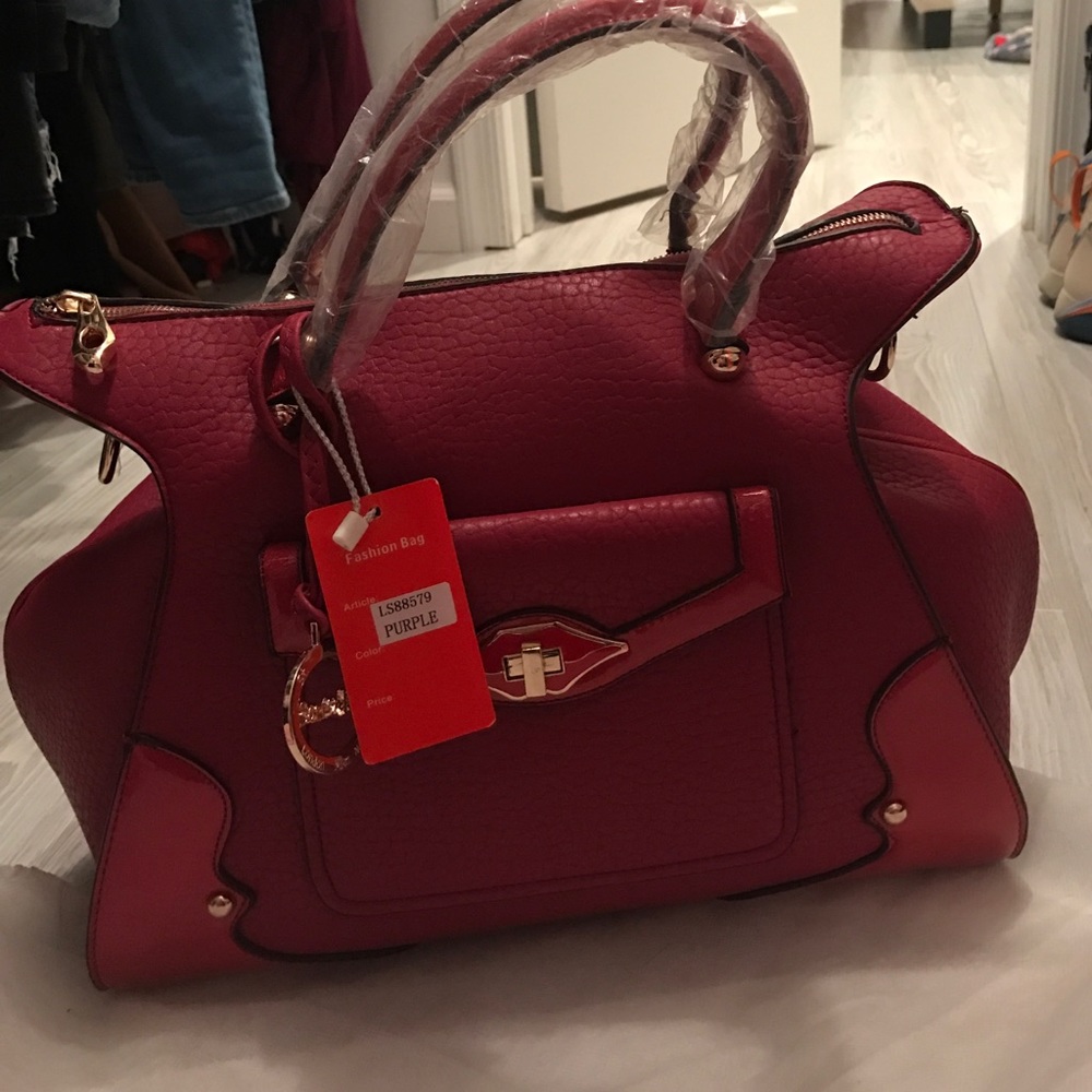 Hot pink bag, new with tags