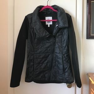 Asymmetrical zip up fleece jacket