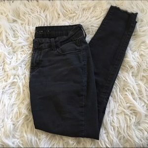 Black ripped jeans