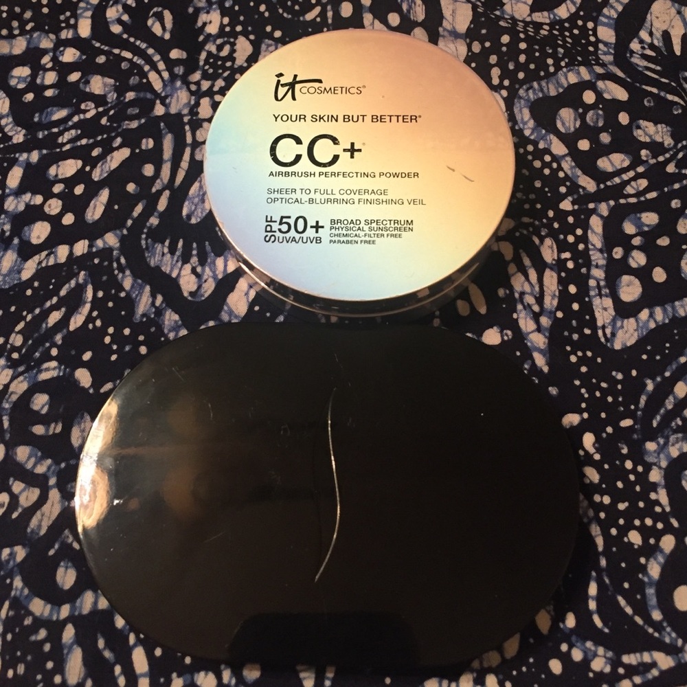 It Cosmetics and Sephora powder foundations
