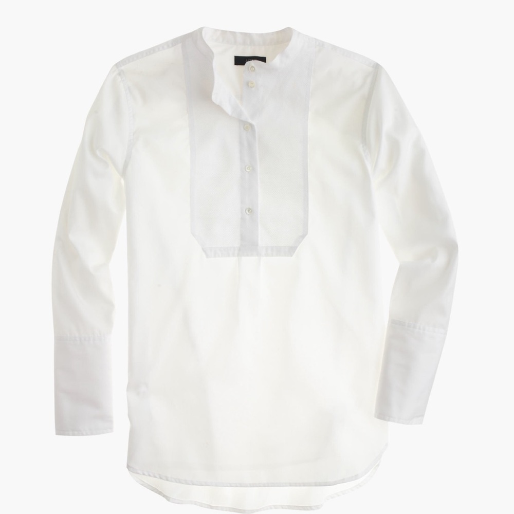 J.Crew Pique Bib Shirt