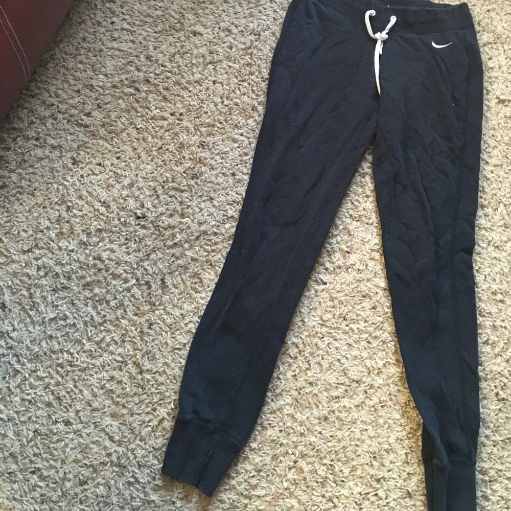 Black Nike joggers