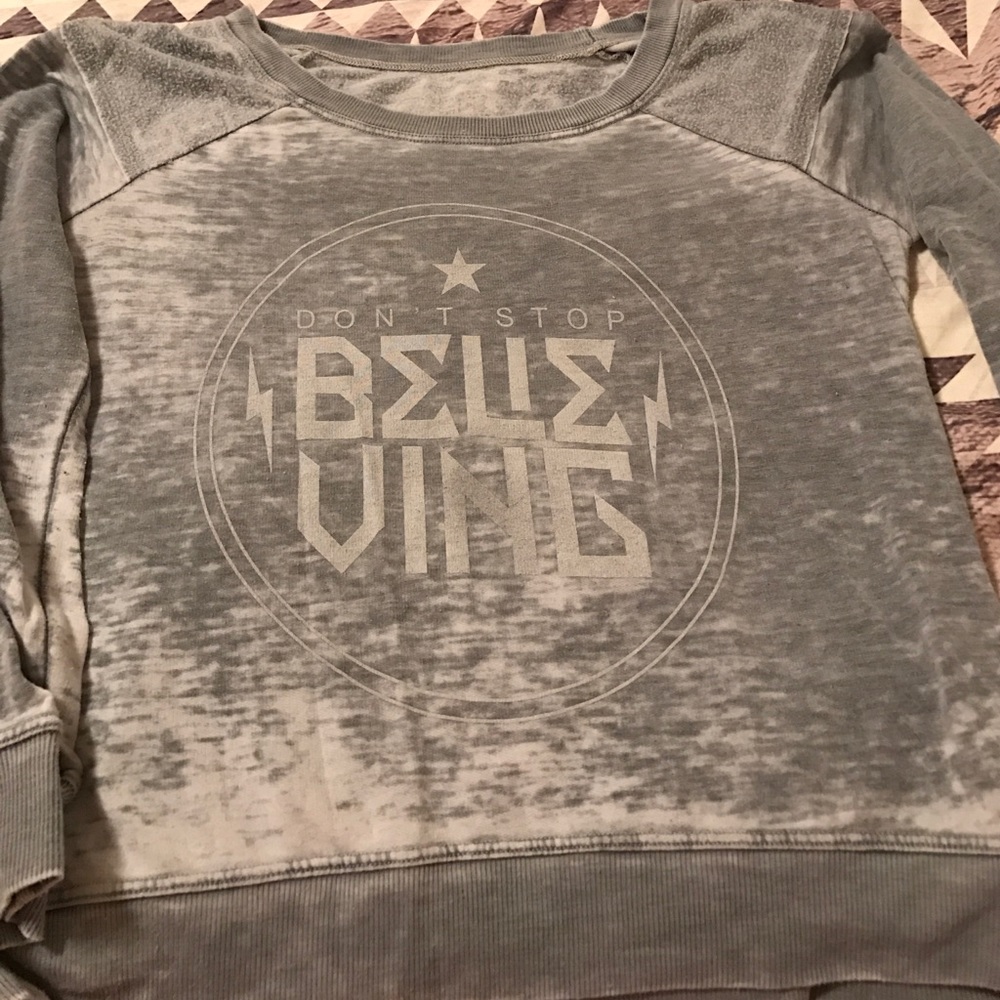Chaser don't stop believing pullover