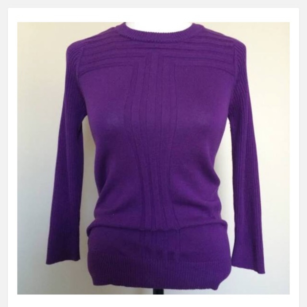 NWOT Purple Marc by Marc Jacobs sweater S