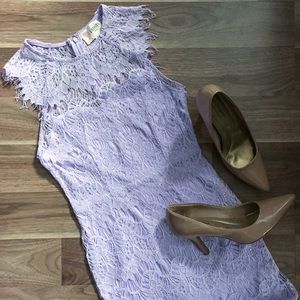 Tobi Lace Dress in Lavender