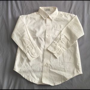 Janie and Jack Special Occasion White Polo